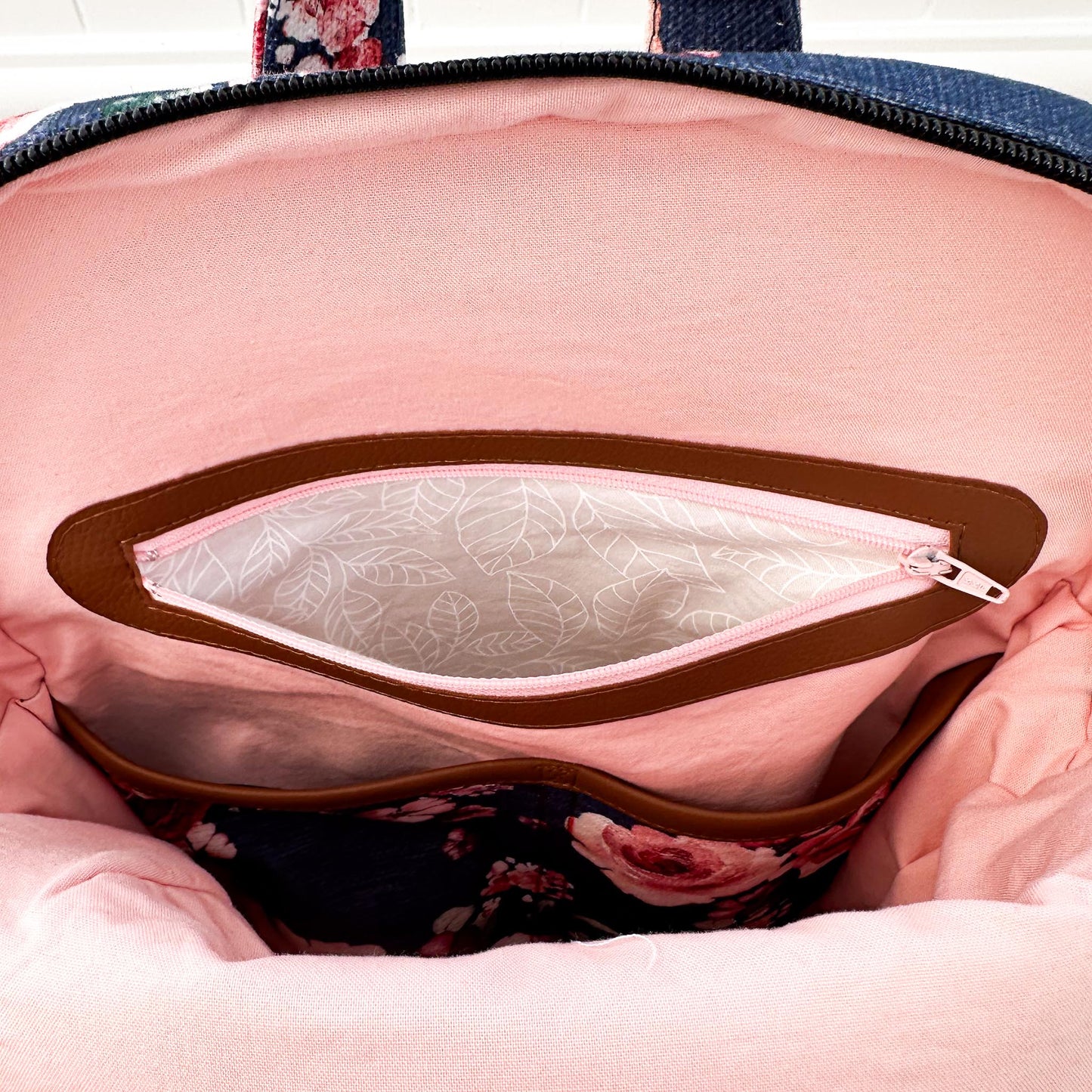 Mini sac à dos pour femme | Fleurs Roses