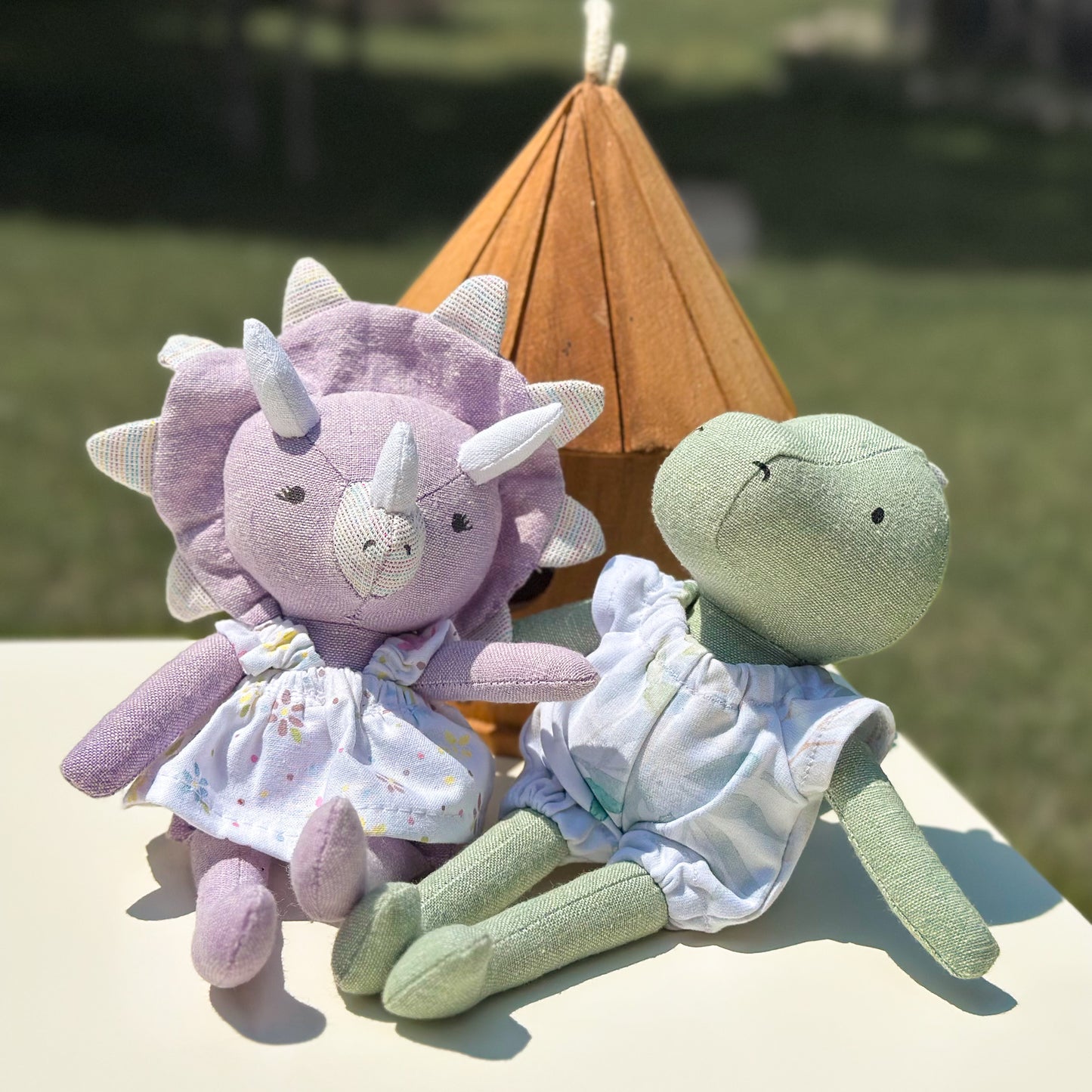 Poupée de chiffon - Dinosaures