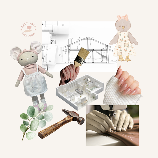 Créatrice multipassion de ME Desygn Studio – création artistique et artisanale