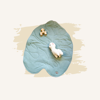 Tapis d'éveil - Feuille Vert Sauge