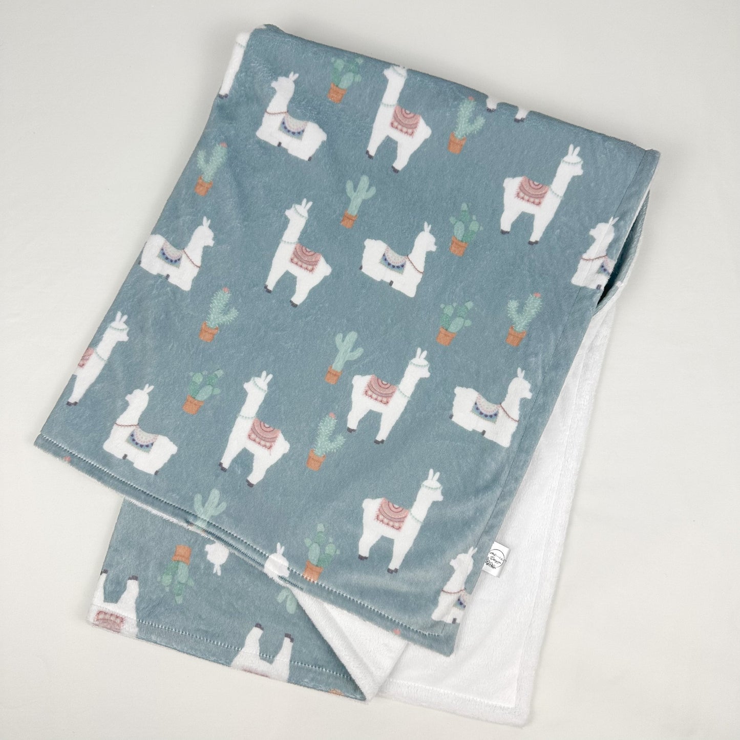 Couverture Doudou en Minky - Lamas