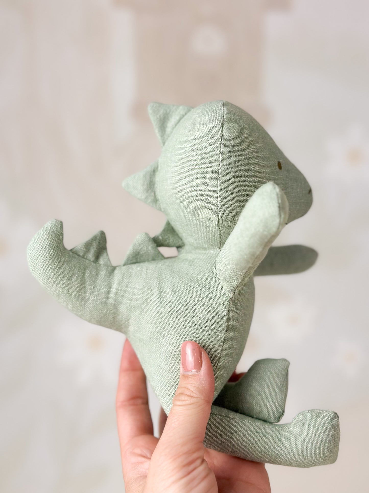 Poupée de chiffon artisanale – Dinosaure