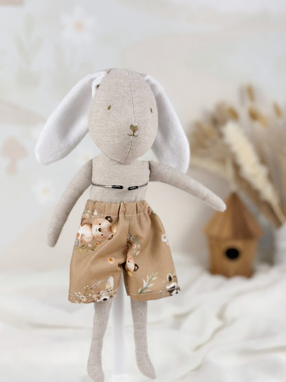 Poupée de chiffon artisanale – Petit Lapin