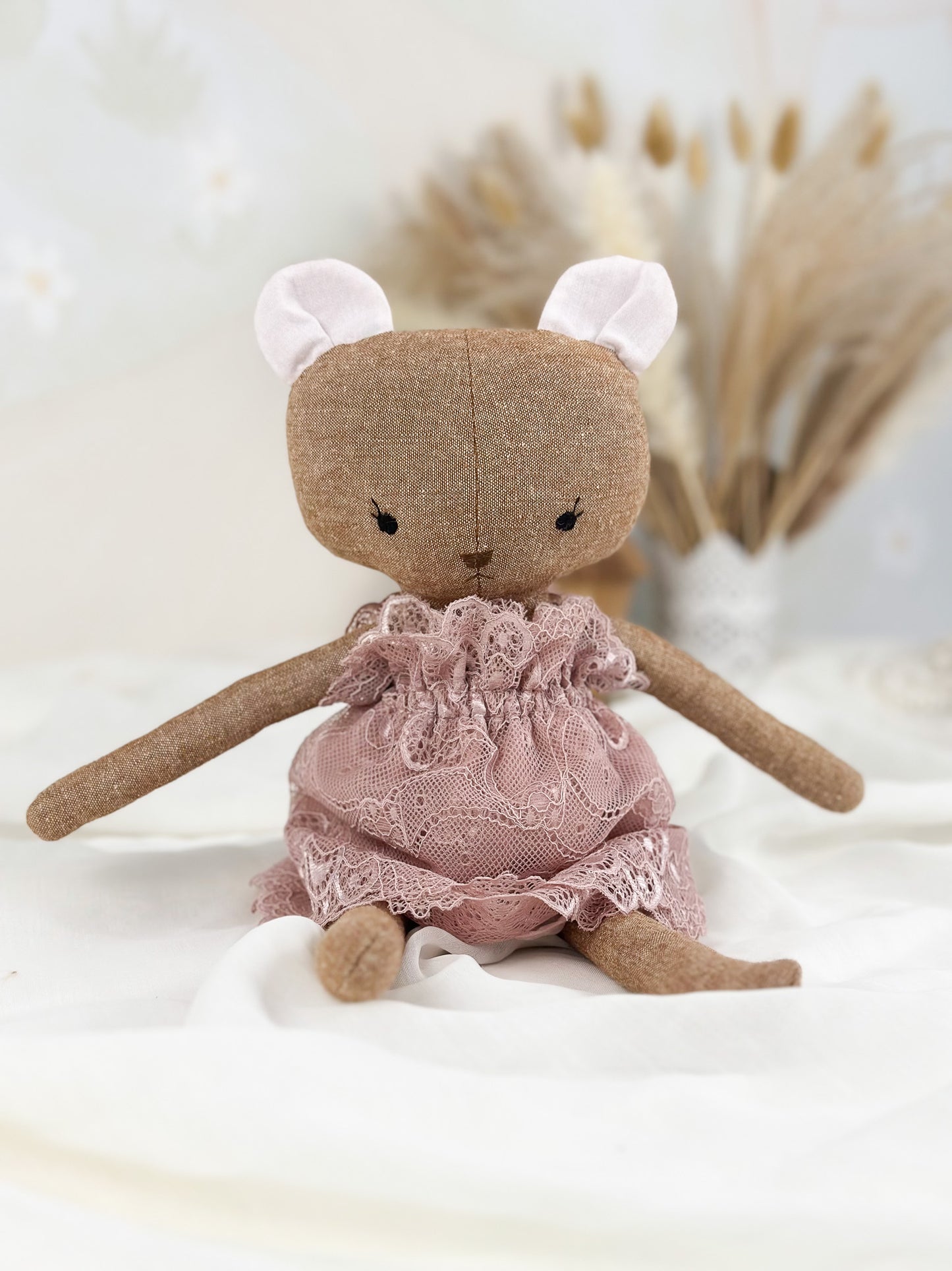 Poupée de chiffon artisanale – Ours