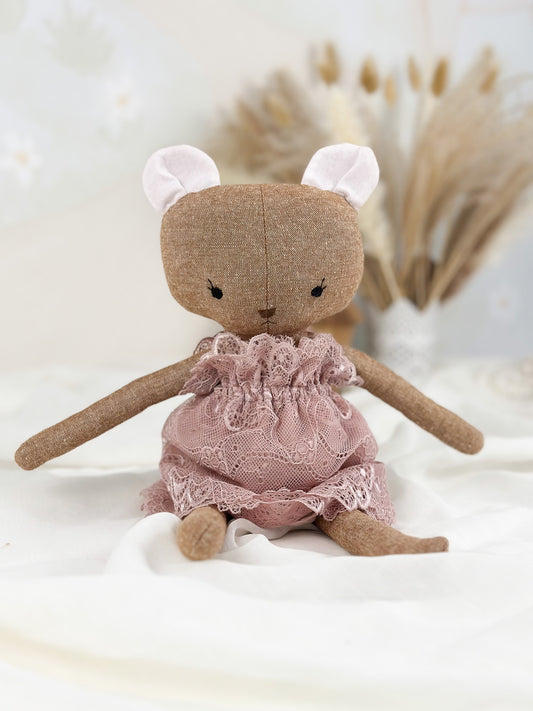 Poupée de chiffon artisanale – Ours