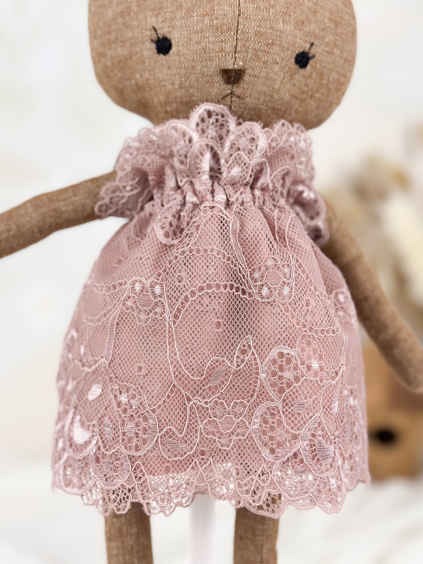 Poupée de chiffon artisanale – Ours