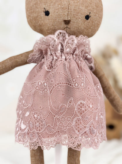 Poupée de chiffon artisanale – Ours