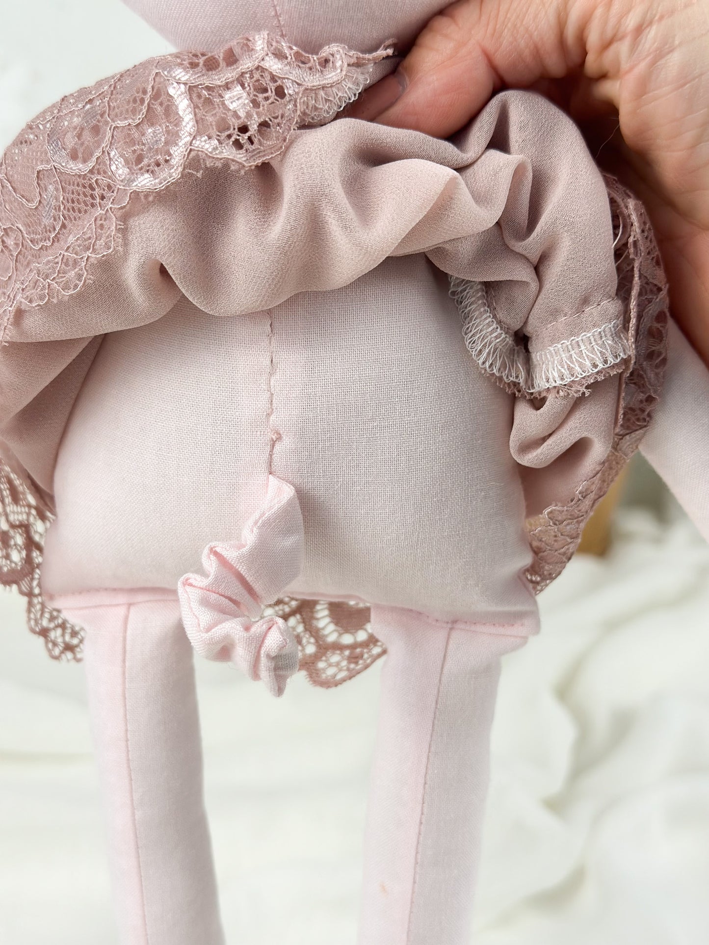 Poupée de chiffon artisanale – Cochon