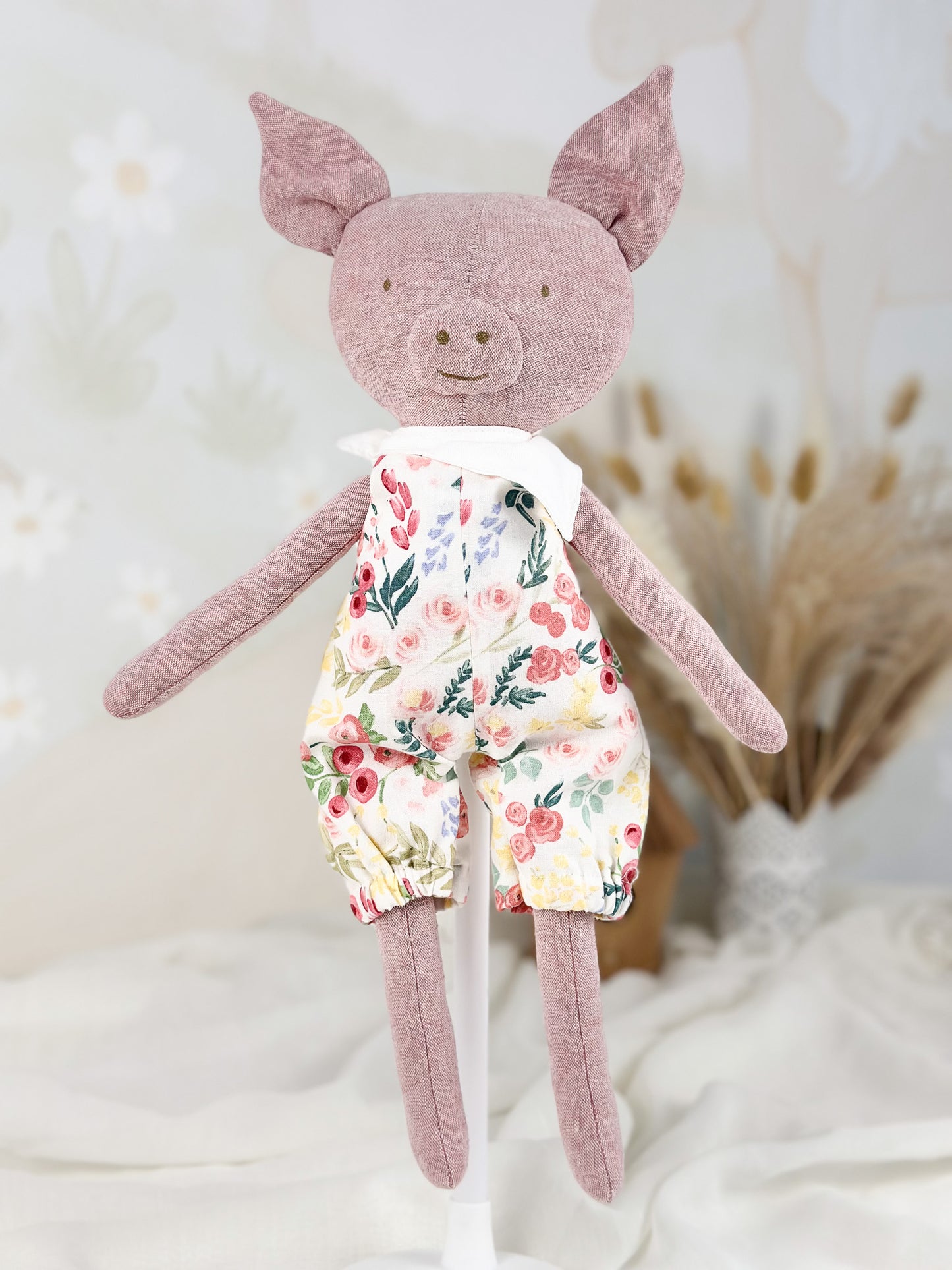 Poupée de chiffon artisanale – Cochon