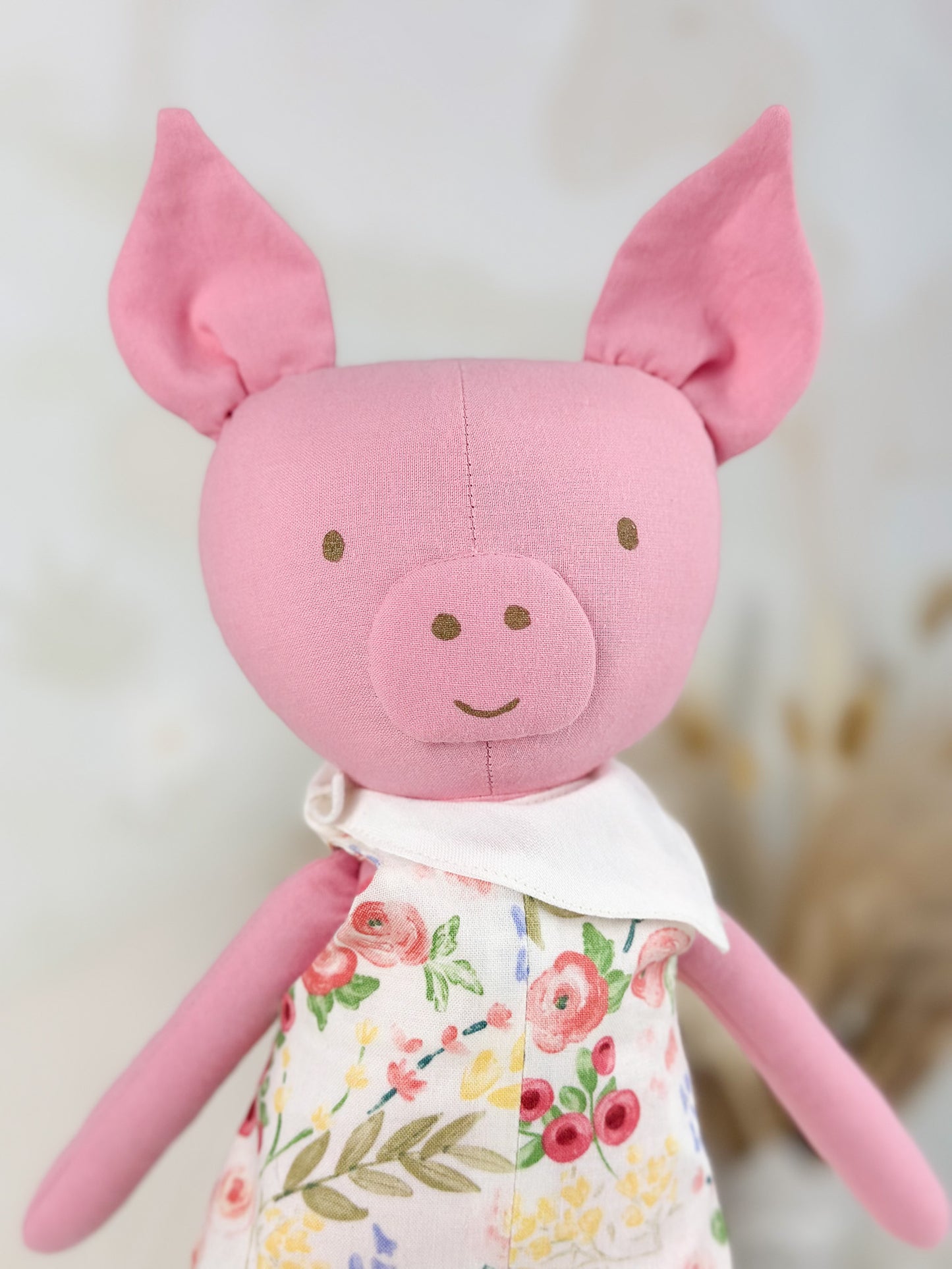 Poupée de chiffon artisanale – Cochon