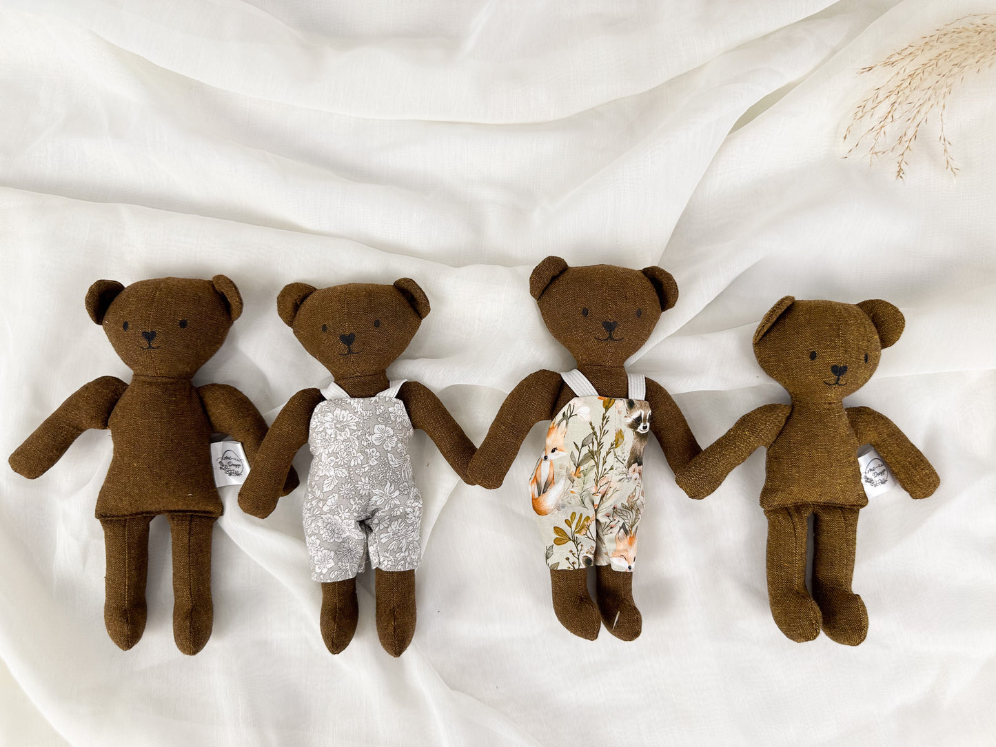 Poupée de chiffon artisanale – Bébé Ours