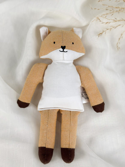 Poupée de chiffon artisanale – Bébé Renard