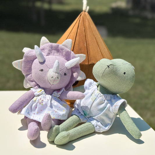 Poupée de chiffon - Dinosaures