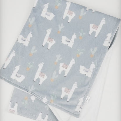 Couverture Doudou en Minky - Lamas